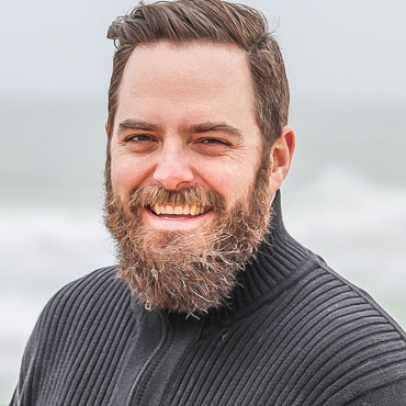 A men smiling